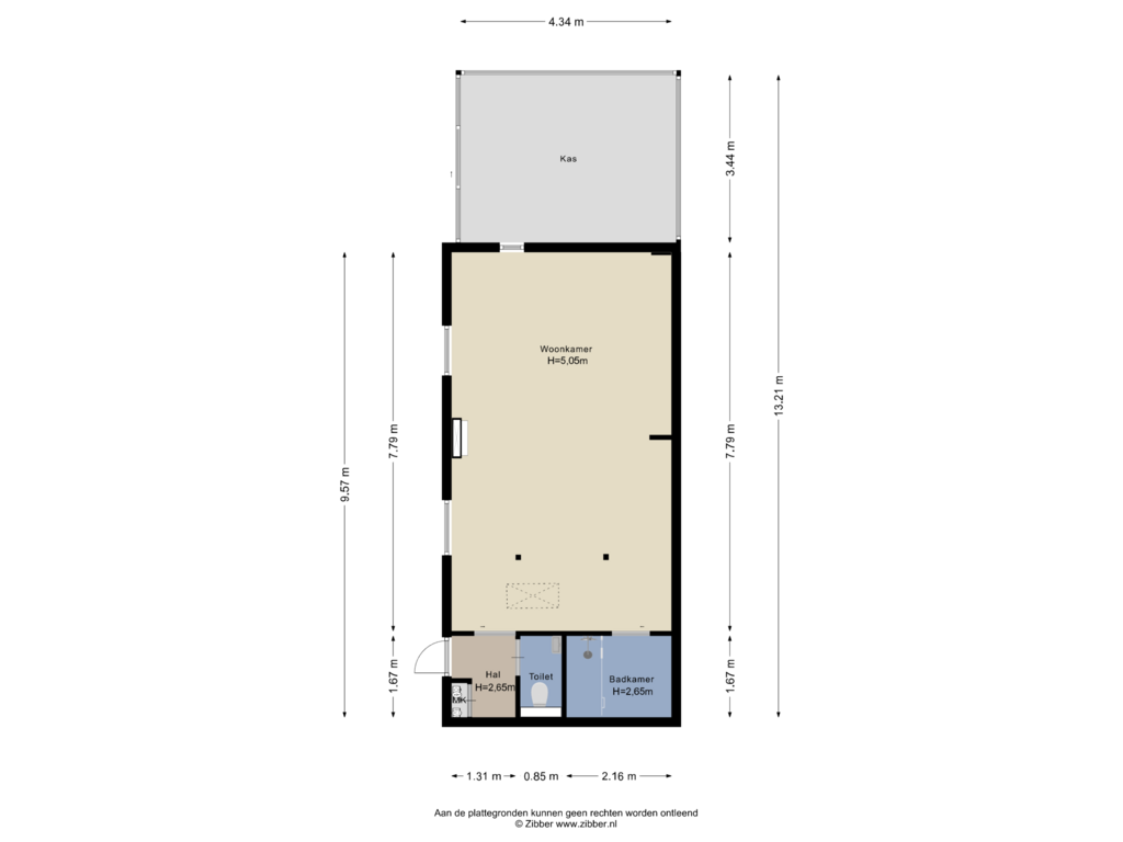 Bekijk plattegrond van Tuinhuis van Wollefoppenweg 11