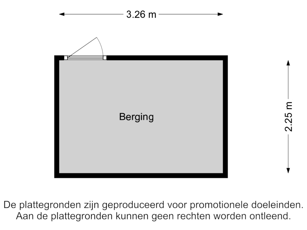 Bekijk plattegrond van Berging van 1e Lunarelaan 23