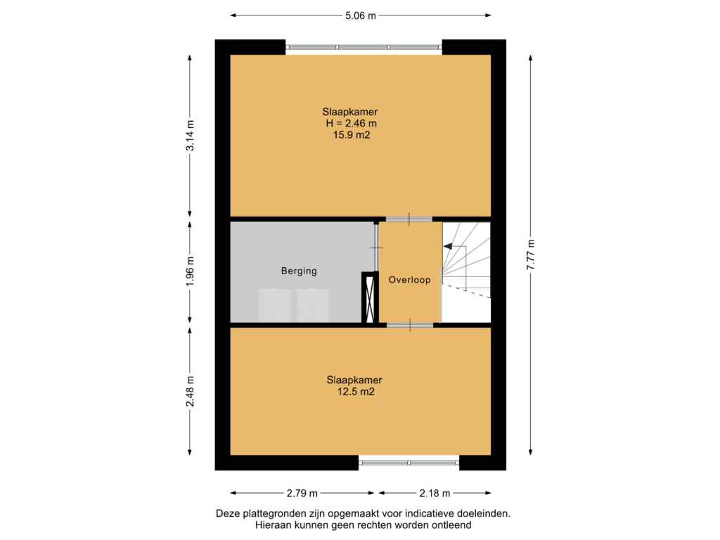 Bekijk plattegrond van 2e Verdieping van Puttershoekstraat 26