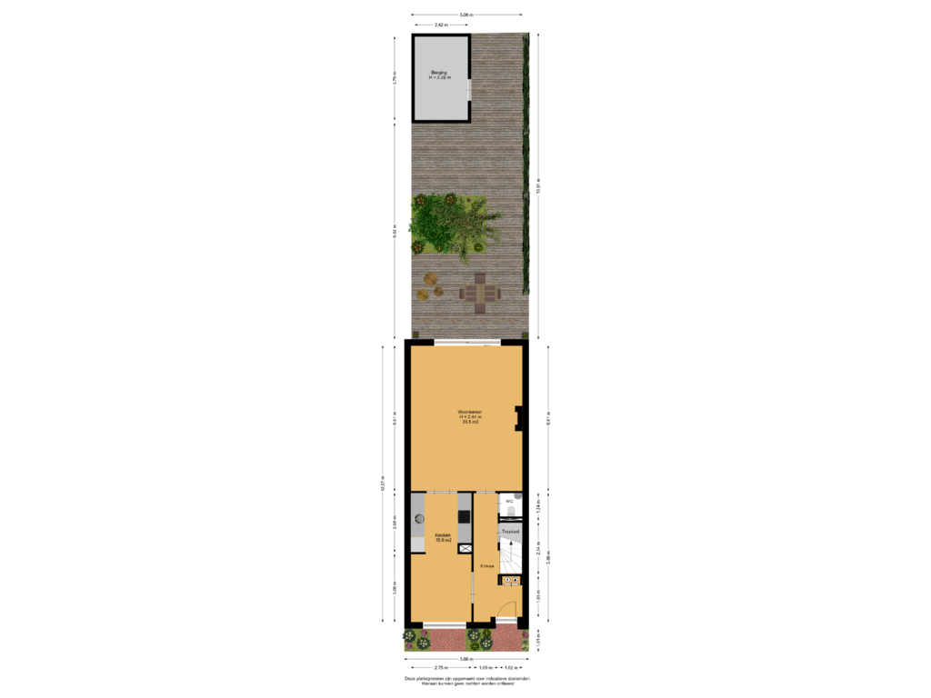 Bekijk plattegrond van Begane Grond Met Tuin van Puttershoekstraat 26