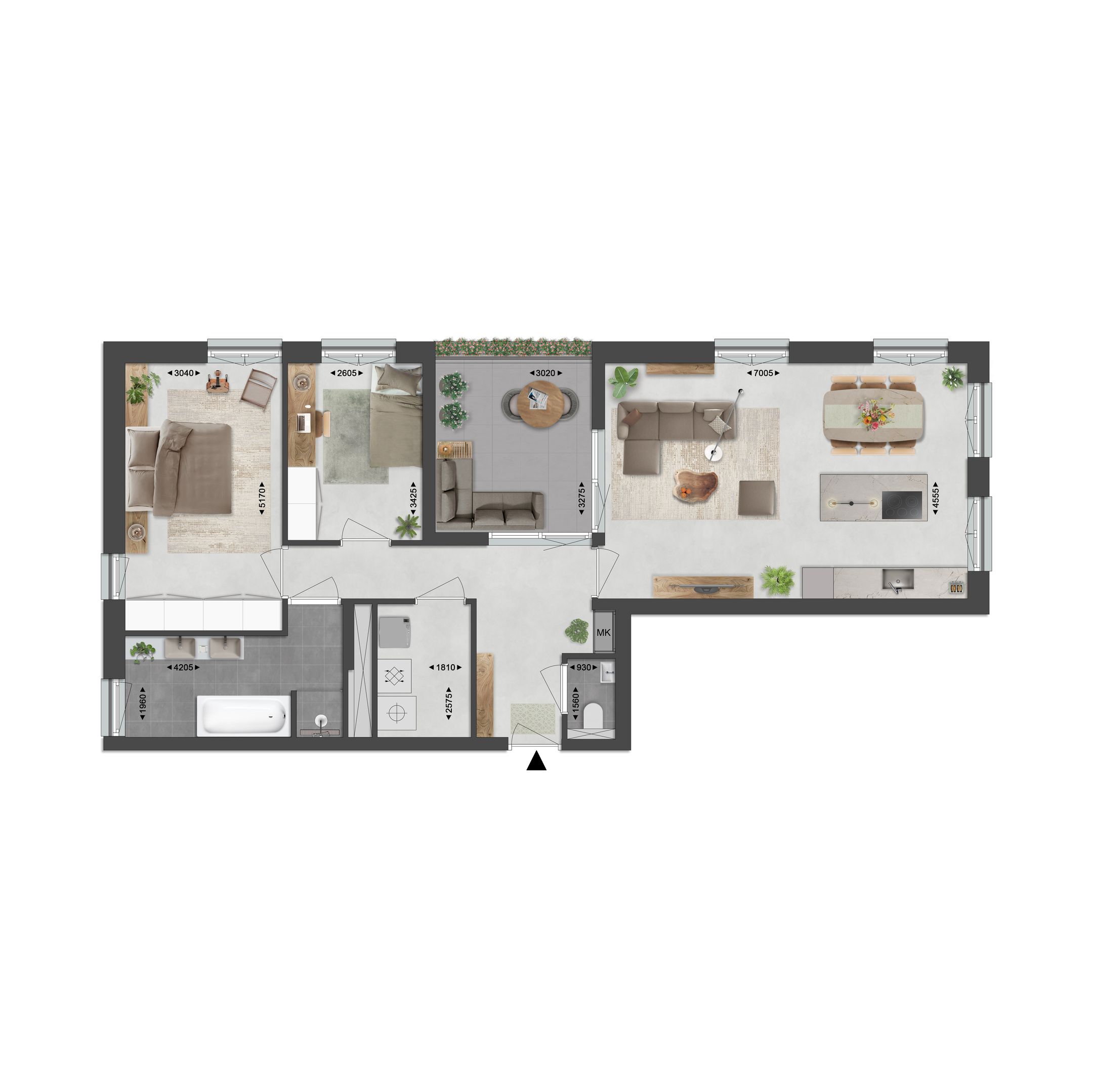 Foto 3 van Appartement (Bouwnr. B6)