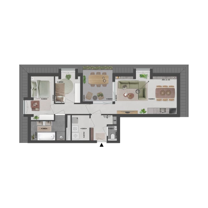 Foto 3 van Appartement (Bouwnr. B9)