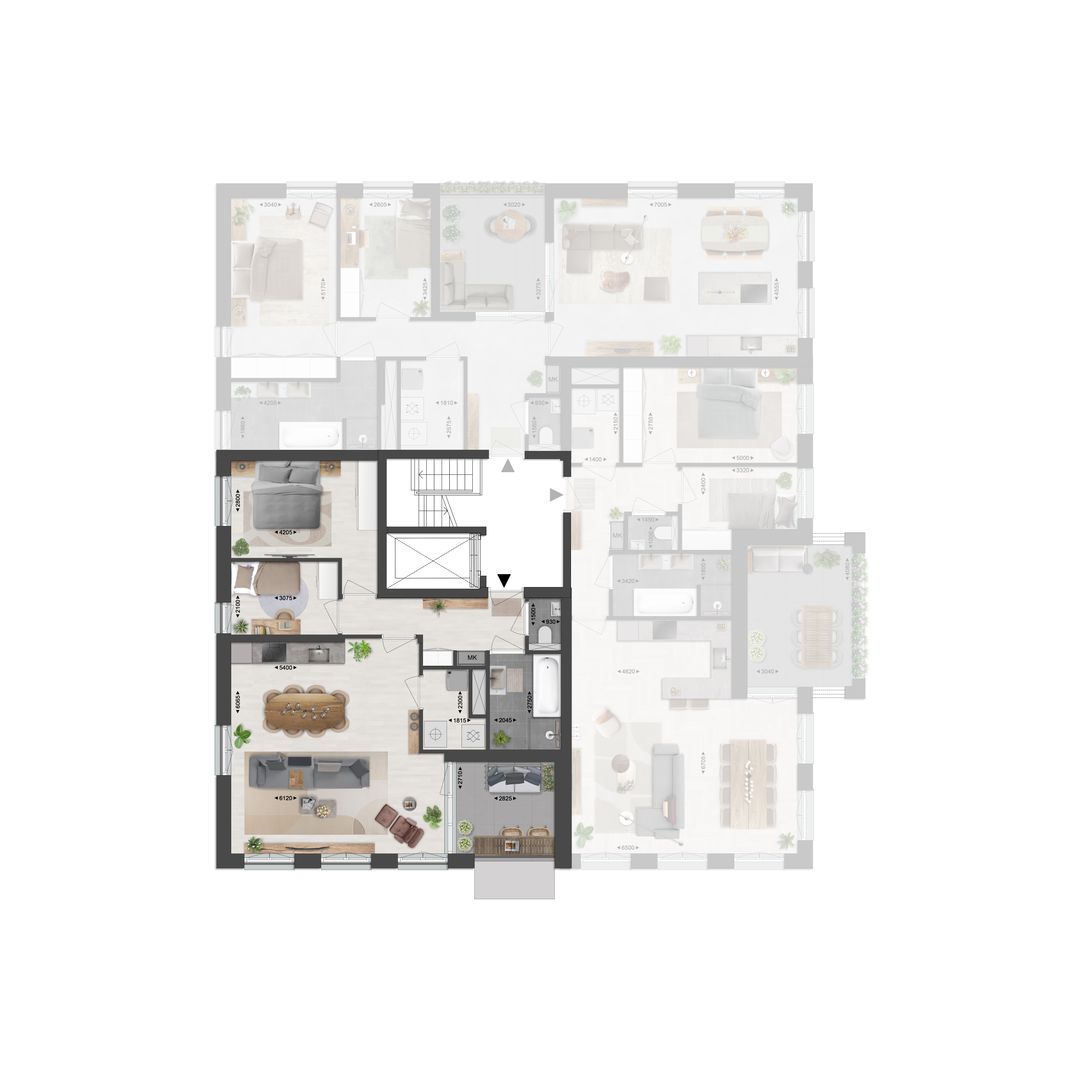 Foto 2 van Appartement (Bouwnr. B5)