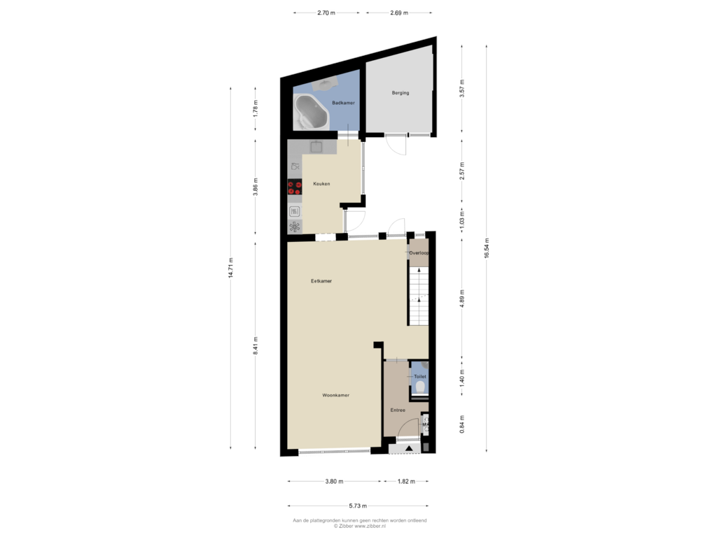 View floorplan of Begane Grond of Julianastraat 26