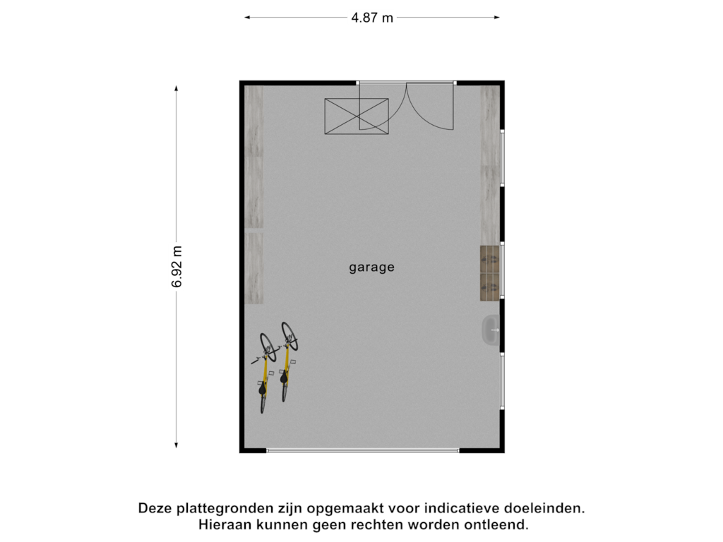 View floorplan of Garage of J.W. Schuurmanstraat 118