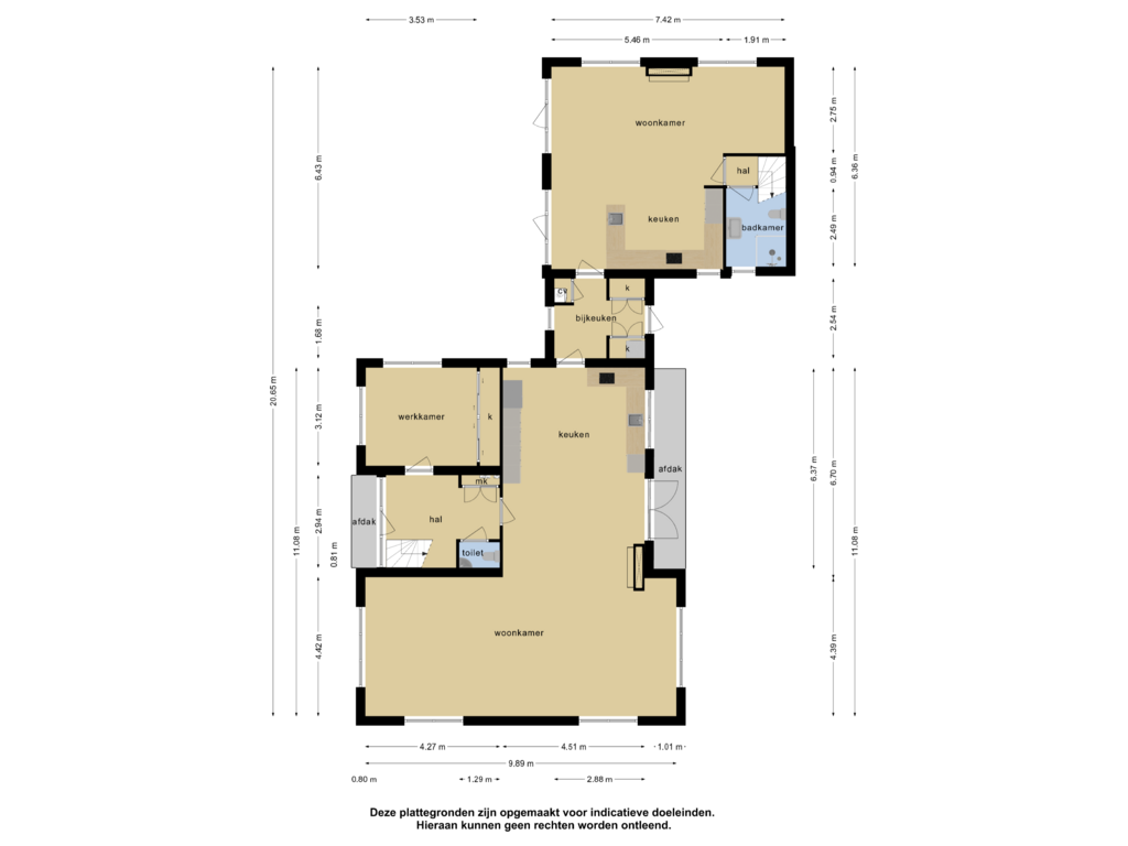 Bekijk plattegrond van Begane grond van Ravenseweg 11