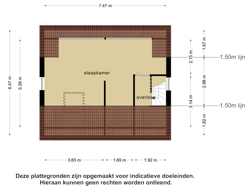 Bekijk plattegrond van 1e verdieping 1 van Ravenseweg 11