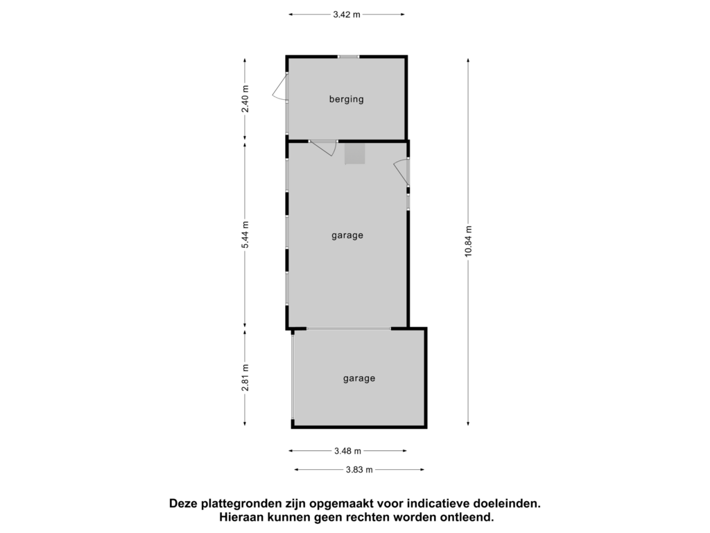 Bekijk plattegrond van Berging 3 van Ravenseweg 11