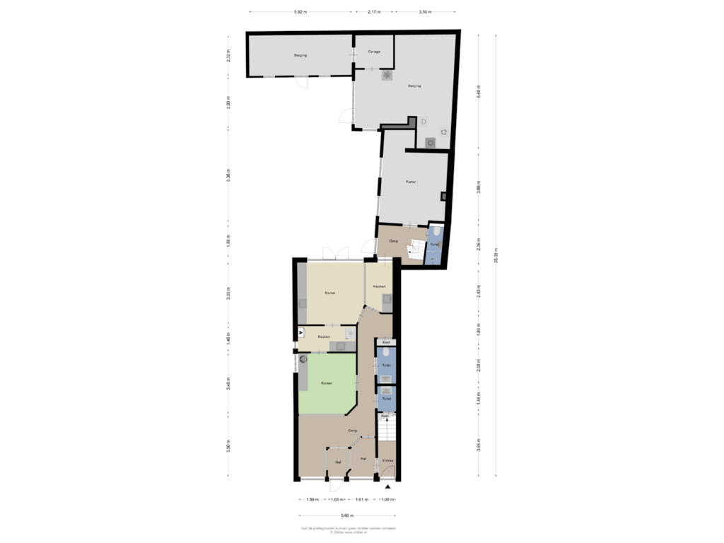 Bekijk plattegrond van Begane Grond van Verdronkenoord 73