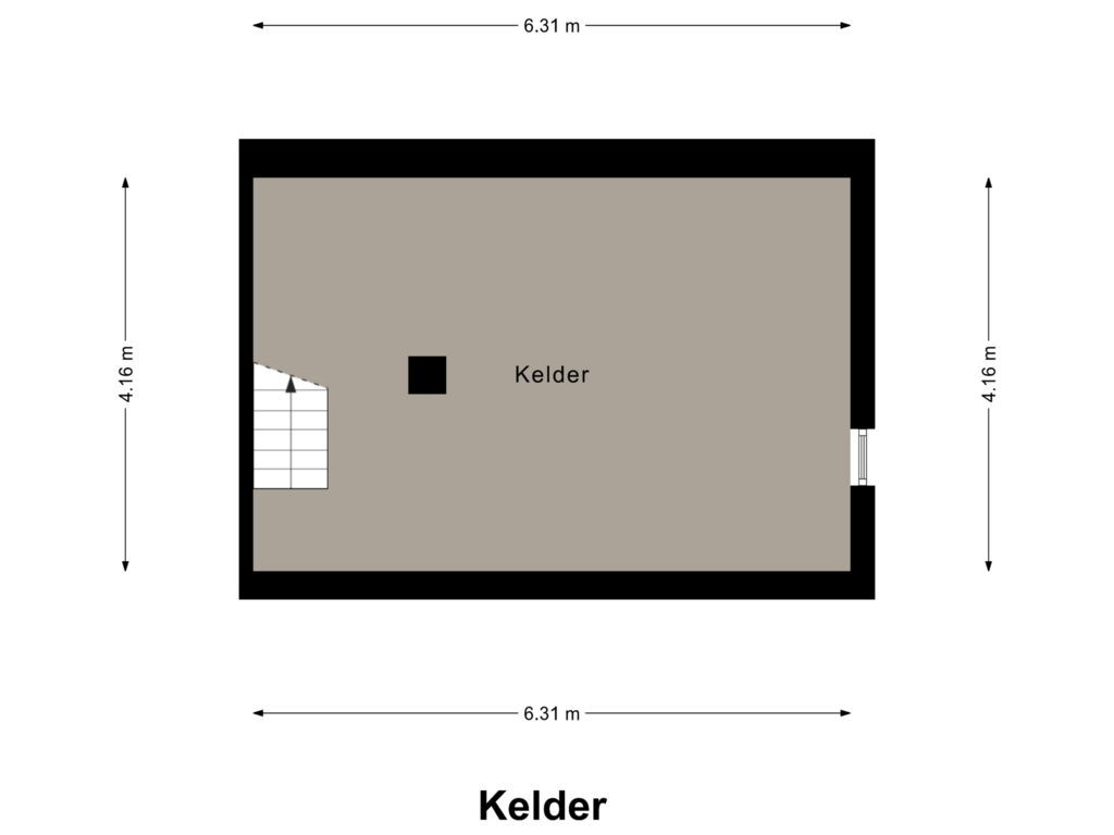 Bekijk plattegrond van Kelder van St. Rochusstraat 6