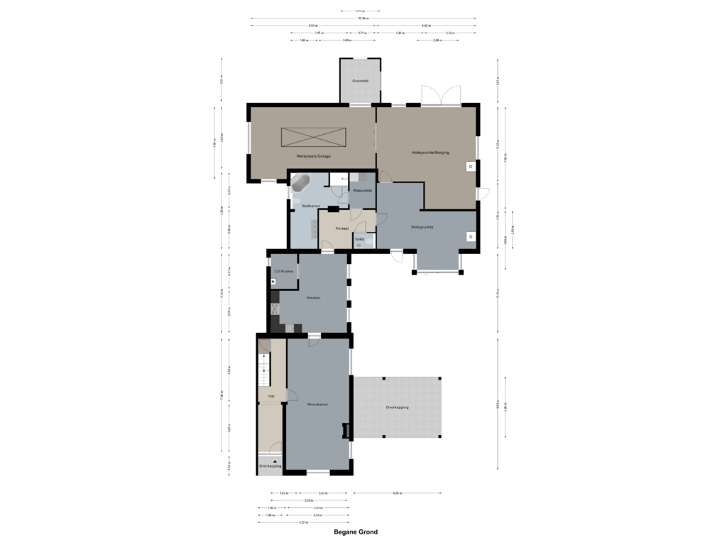 Bekijk plattegrond van Begane Grond van St. Rochusstraat 6