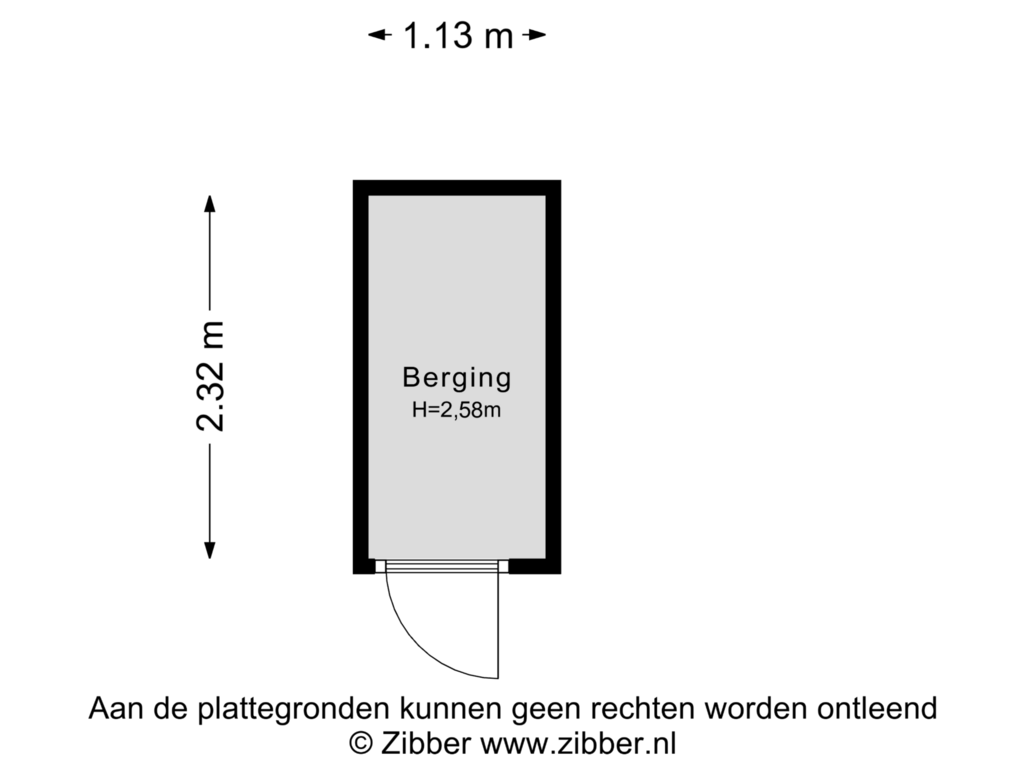 Bekijk plattegrond van Berging van Henegouwen 78