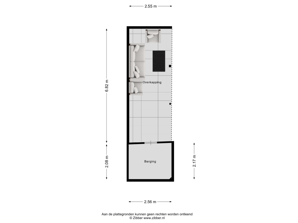 Bekijk plattegrond van Overkapping van Leverkruid 7