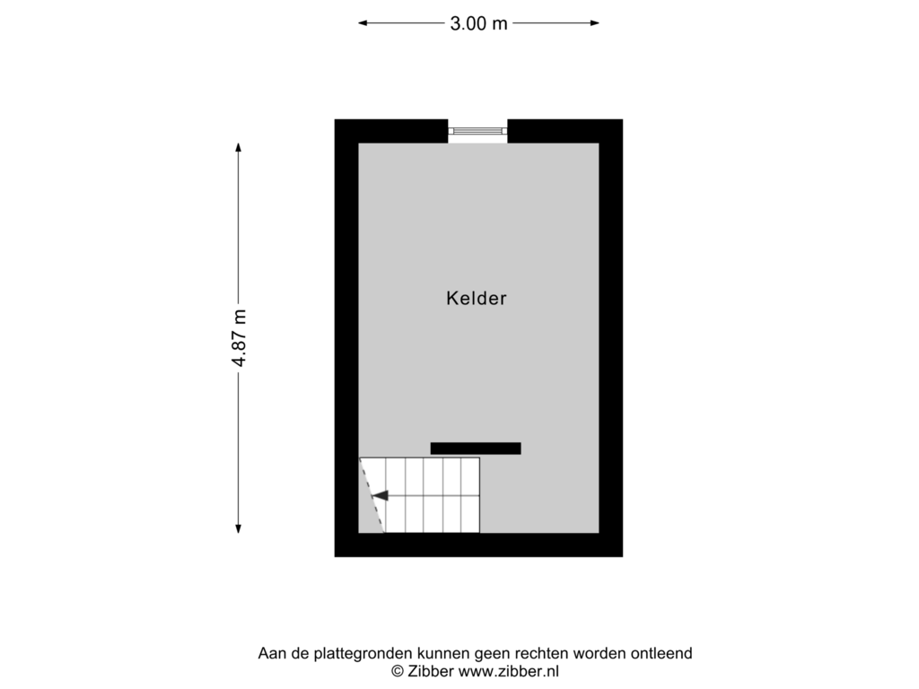 Bekijk plattegrond van Kelder van Zeddamseweg 6