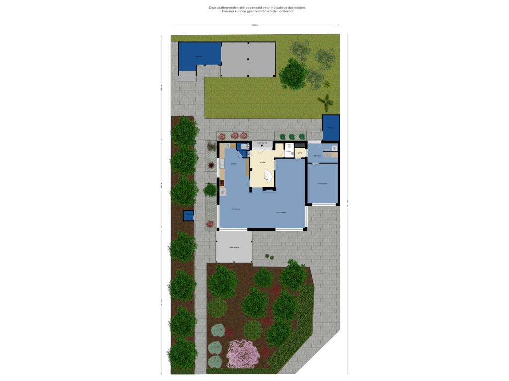 Bekijk plattegrond van Begane Grond Tuin van Lekdreef 1