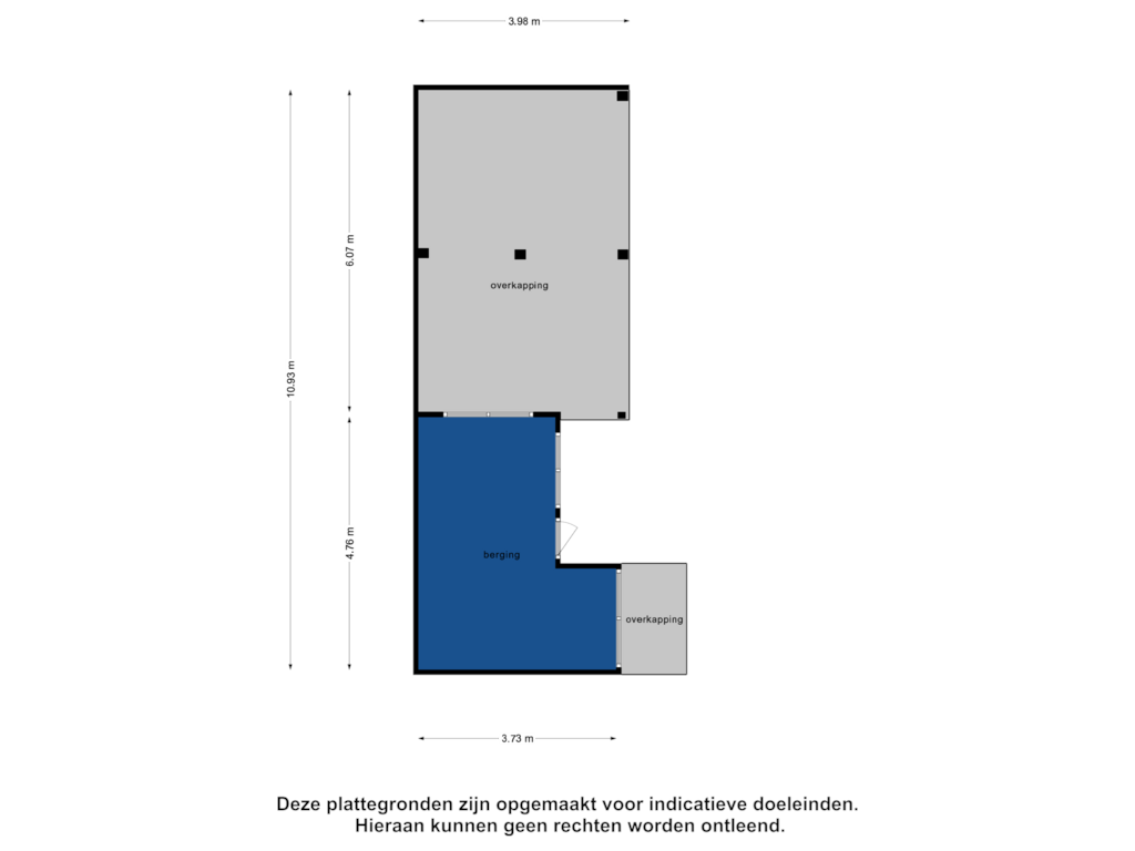 Bekijk plattegrond van Berging van Lekdreef 1