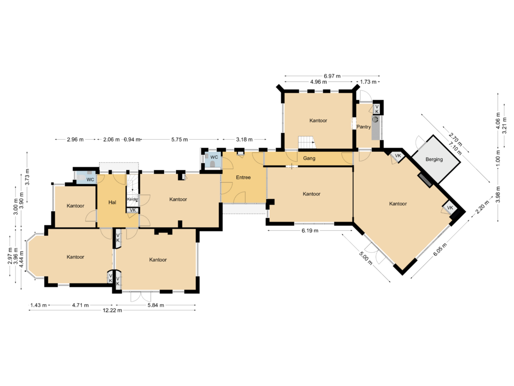 View floorplan of Begane Grond of Oranjelaan 79