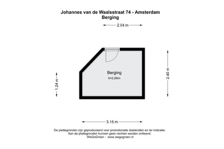 Bekijk foto 32 van Johannes van der Waalsstraat 74-2