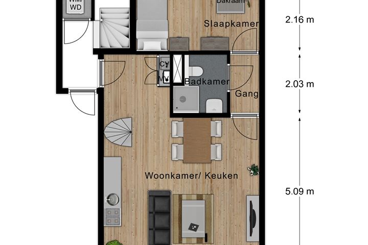 Bekijk foto 9 van Prins Clausstraat 2-J