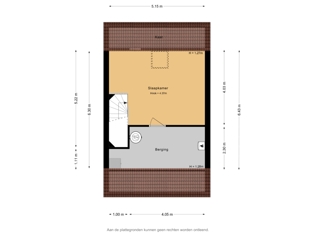 Bekijk plattegrond van 2e Verdieping van Van Kinsbergenstraat 33