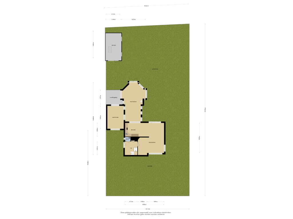 Bekijk plattegrond van Overzicht woning van Nieuw Ervensestraat 8