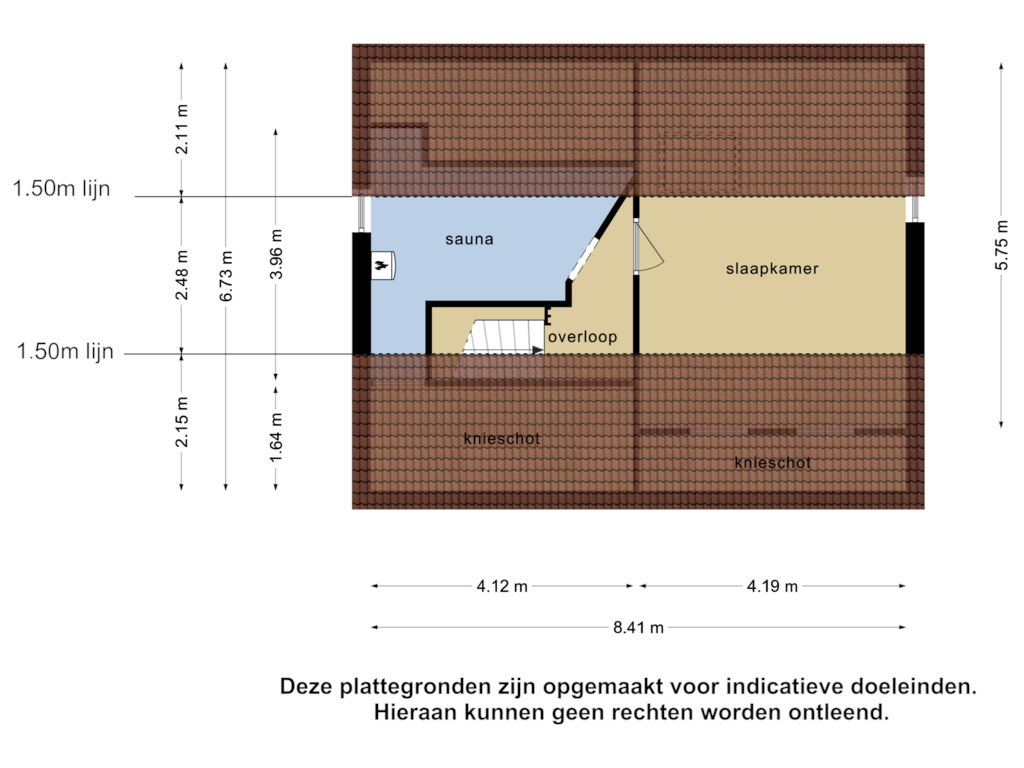 Bekijk plattegrond van 2e verdieping van Nieuw Ervensestraat 8