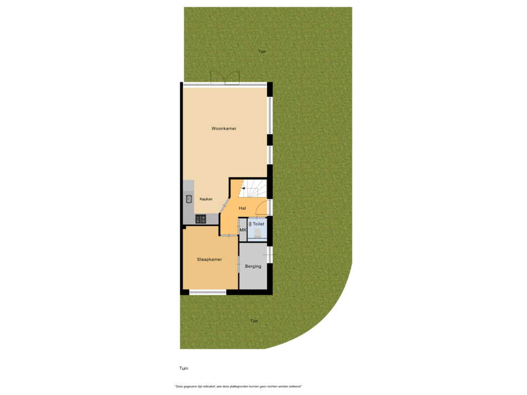 View floorplan of Tuin of Lagendijk 19-109