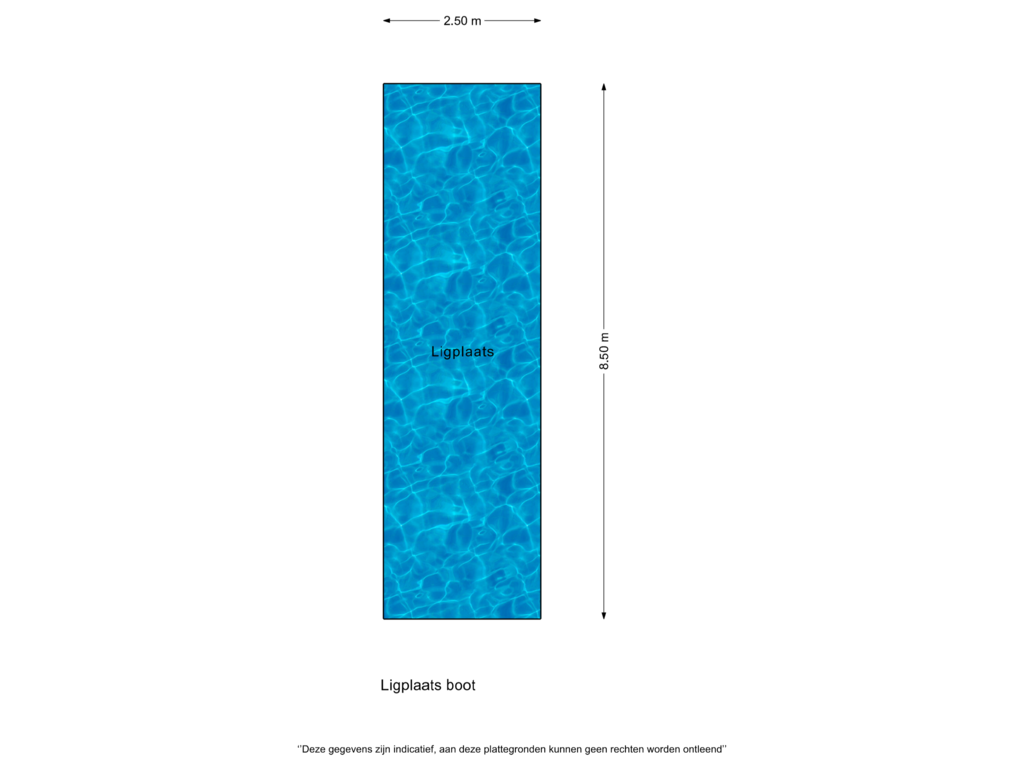 View floorplan of Bootligplaats of Lagendijk 19-109