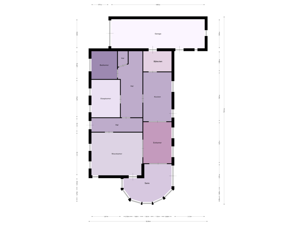 Bekijk plattegrond van Begane grond van Havenstraat 40