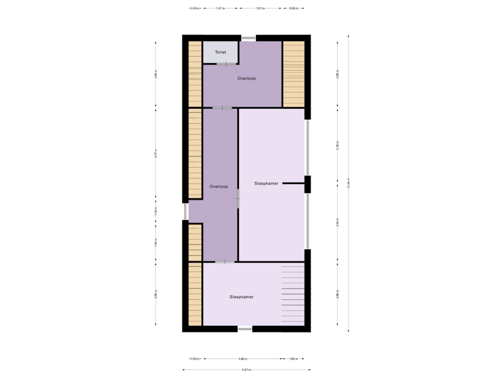 Bekijk plattegrond van Eerste verdieping van Havenstraat 40