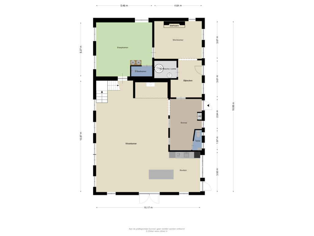 Bekijk plattegrond van Begane Grond van Klein-Molenbeek 6