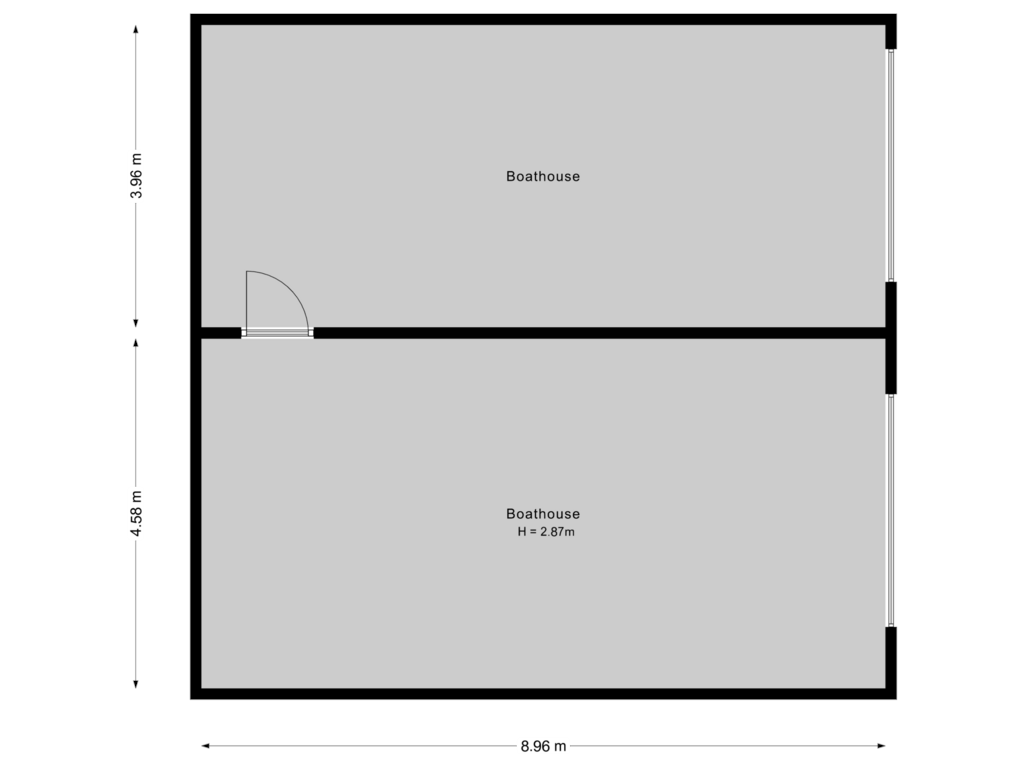 View floorplan of Boathouse of Jentsjemar 28