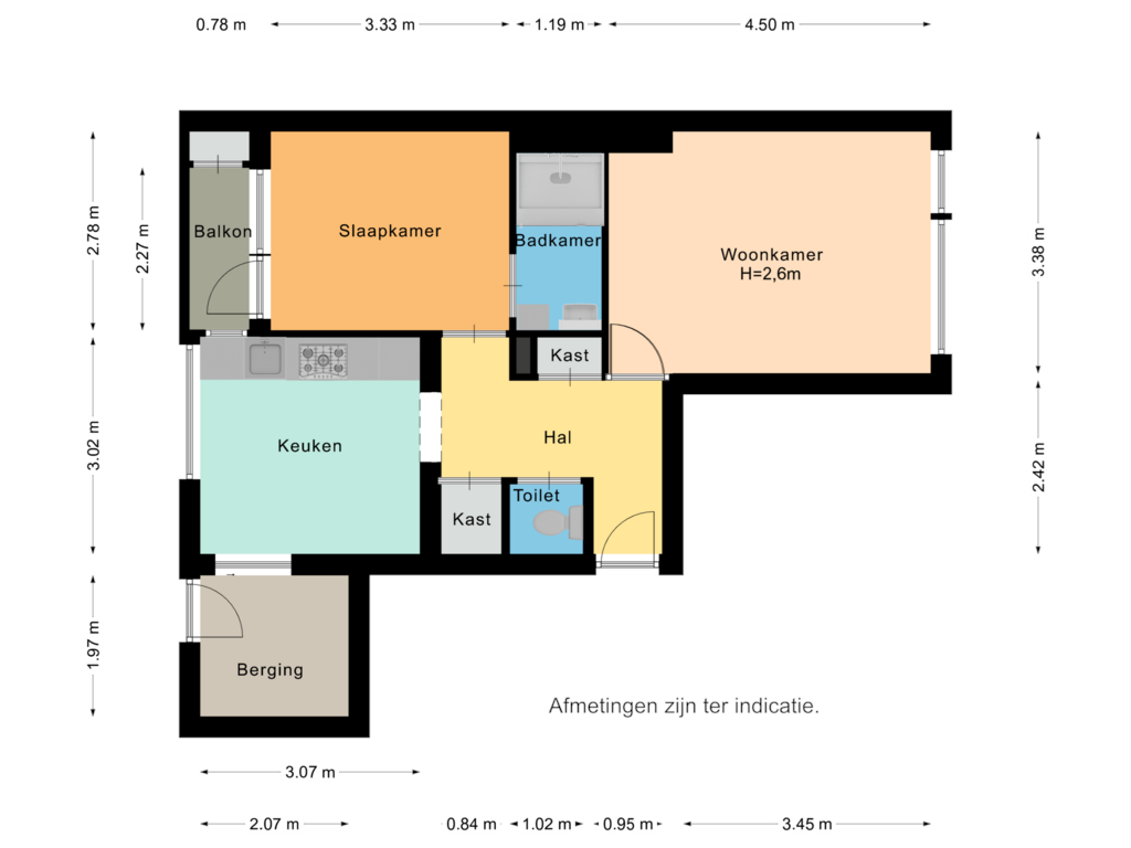 Bekijk plattegrond van Begane Grond van Ruysdaelhof 34