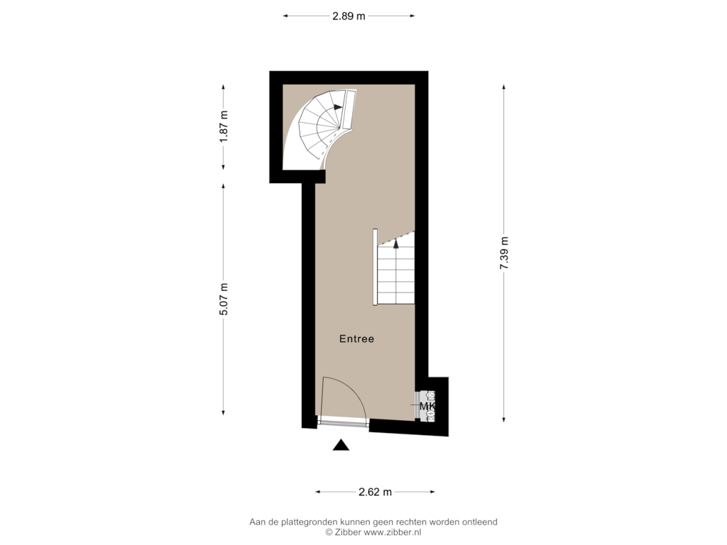 Bekijk plattegrond van Begane Grond van Lange Nieuwstraat 12