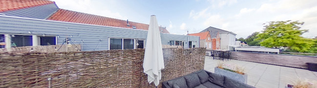 Bekijk 360° foto van Tuin van Lange Nieuwstraat 12