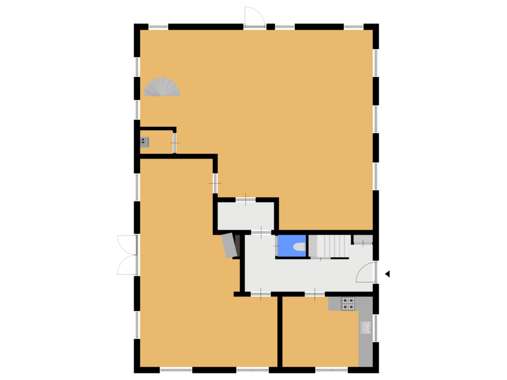 Bekijk plattegrond van bg van Bunschoterweg 56