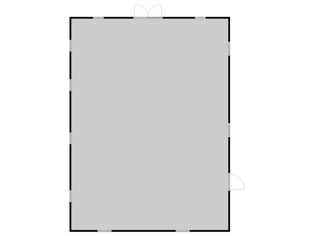 Bekijk plattegrond van paardenstal van Bunschoterweg 56