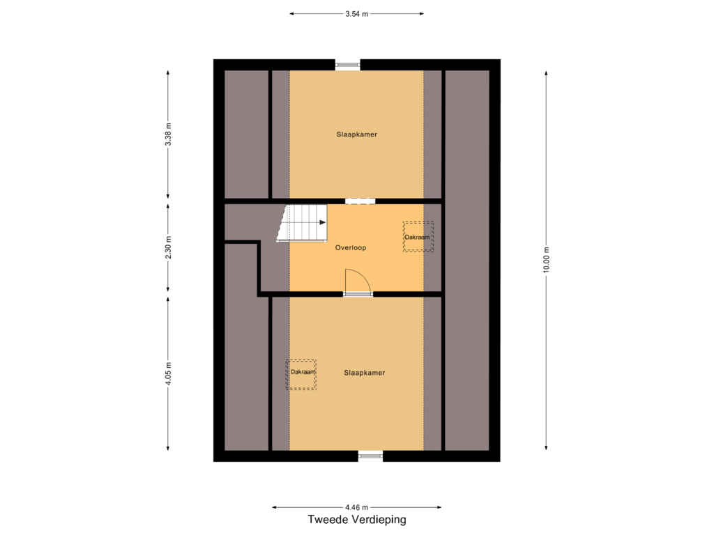 View floorplan of Tweede Verdieping of Wolfertlaan 2