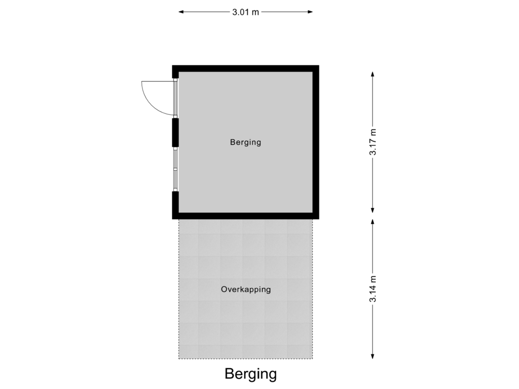 View floorplan of Berging of Wolfertlaan 2