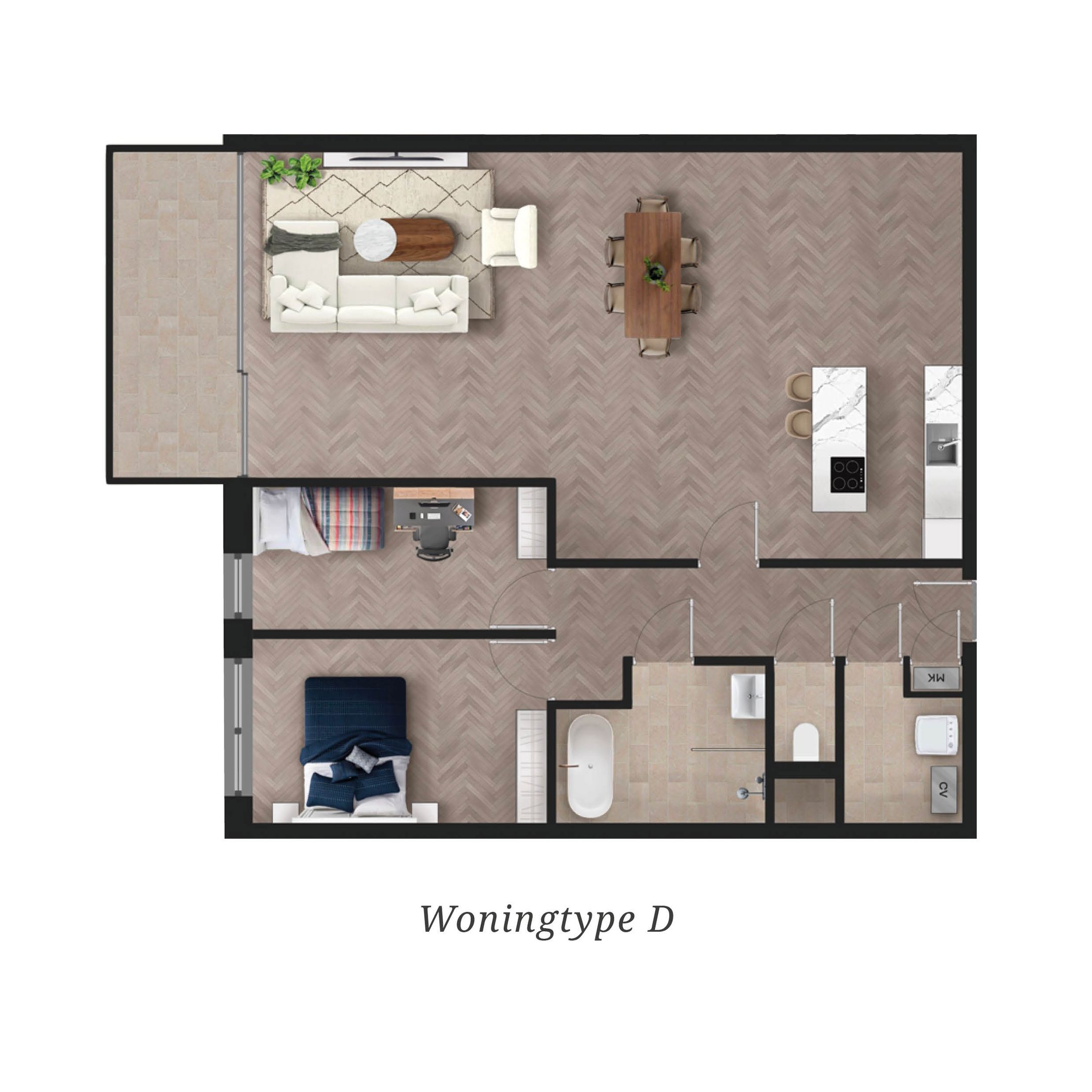 Foto 3 van Type D (Bouwnr. 16)