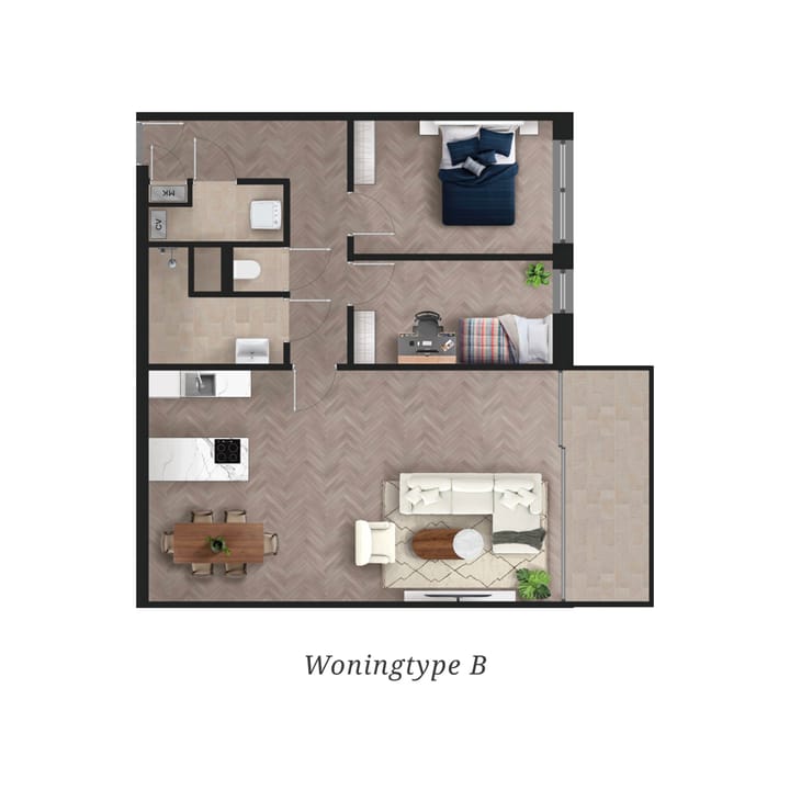 Foto 2 van Type B (Bouwnr. 7)