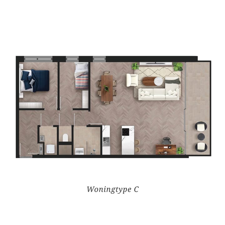 Foto 2 van Type C (Bouwnr. 15)