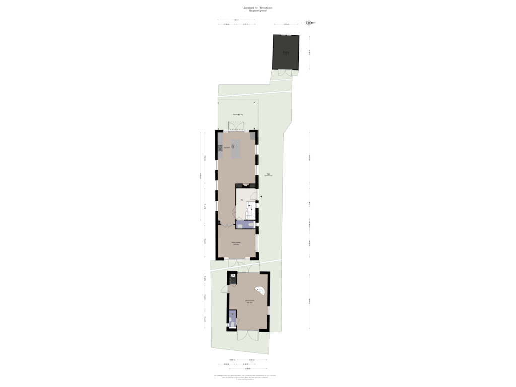 View floorplan of Begane grond of Zandpad 13