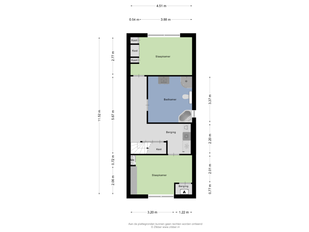 View floorplan of Souterrain of Oolderhuuske 1-MC2