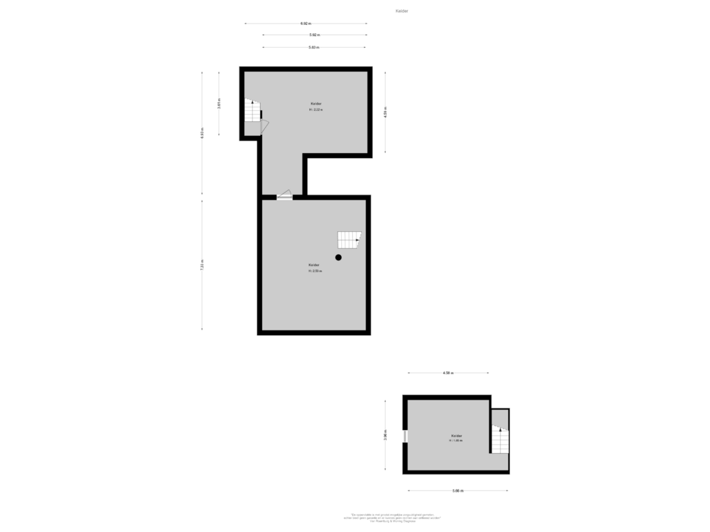 Bekijk plattegrond van Kelder van Dorpsstraat 32