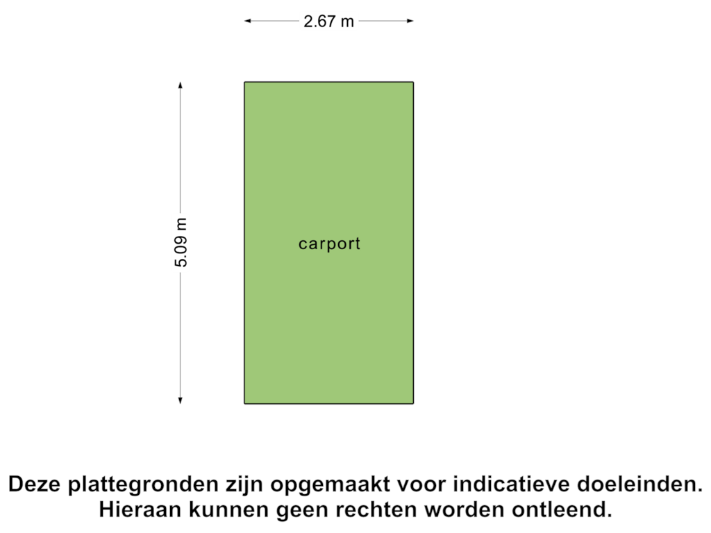 Bekijk plattegrond van Carport van Edeseweg 33-C