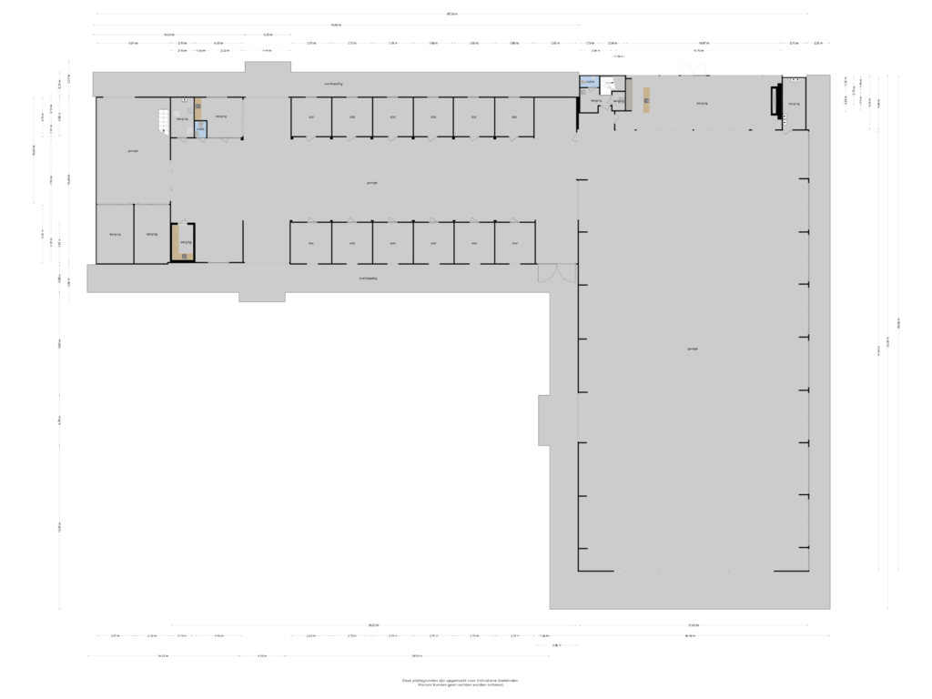 View floorplan of Berging of Sint Jansgildestraat 15