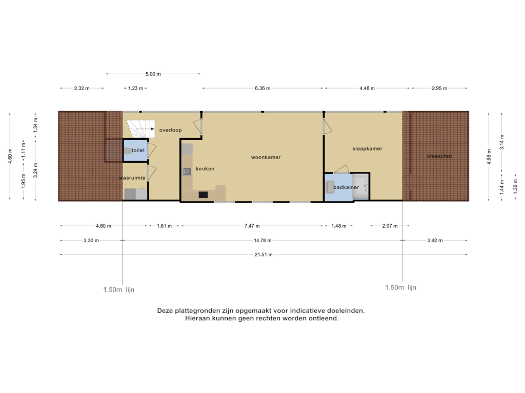 View floorplan of BergingZolder   1 of Sint Jansgildestraat 15