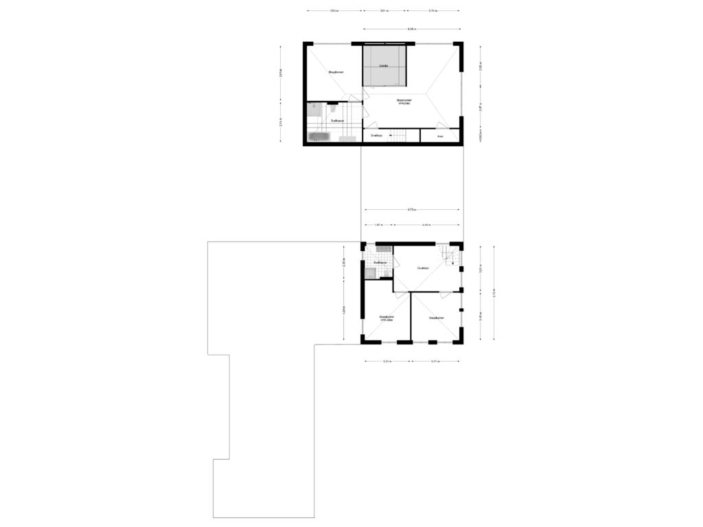 Bekijk plattegrond van 1e Verdieping van Eeuwigelaan 60