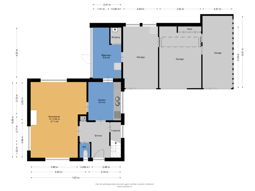 View floorplan of Begane Grond of de Drift 1